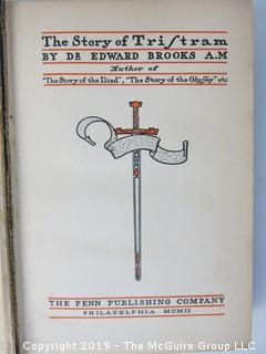 Book Title: "The Story of Tristram" by DR. Edward Brooks A.M.;  pub by Penn;  1902