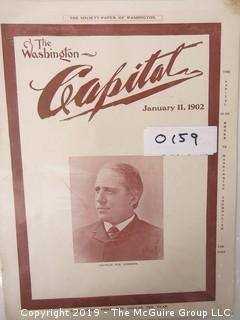 1902 "Capital" Magazine, Washington DC's Society paper 