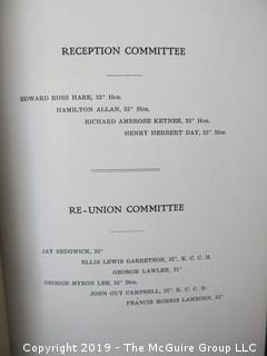 Ancient and Accepted Scottish Rite of Freemasonry (32); Valley of Tacoma, Orient of Washington; Tenth Semi Annual Reunion; 1908