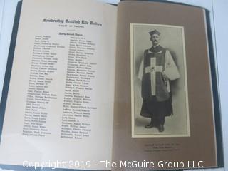 Ancient and Accepted Scottish Rite of Freemasonry (32); Valley of Tacoma, Orient of Washington; Tenth Semi Annual Reunion; 1908