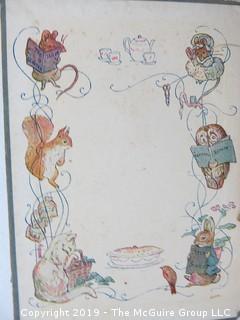 Book Title: "The Tale of Squirrel Nutkin" by Beatrix Potter; pub by F. Warner and Co.; Schlueter Printing Co. 