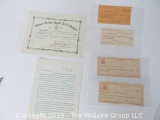 Free Masonry Memorabilia circa 1900