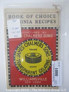 1916; Gelatine; James Chalmers Sons..............................ALL ITEMS SHIP FREE