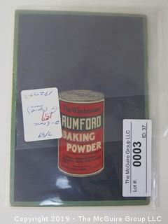 1927; Rumford Fruit Cook Book..........ALL ITEMS SHIP FREE