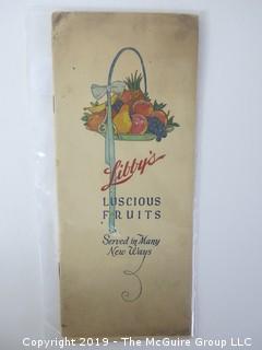 1930; Libby's