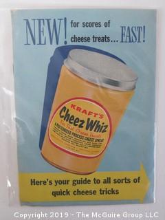 c 1950; Kraft's Cheez Whiz