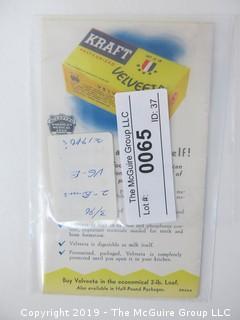 c 1940's; Kraft Velveeta