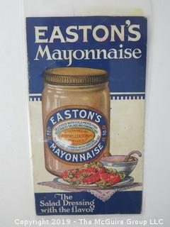 1930's; Easton's Mayonnaise