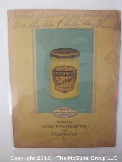 1935; Seidner Mayonnaise