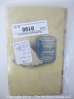 1912-1915; Crisco