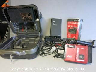 JVC VHS Movie Camera (complete with accessories and the case)