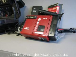 JVC VHS Movie Camera (complete with accessories and the case)