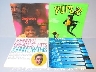 Collection of vintage vinyl records albums - approximately 20