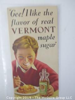 1940; Vermont Maid Syrup