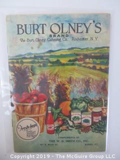 1925; Burt Olney Canning Co. 