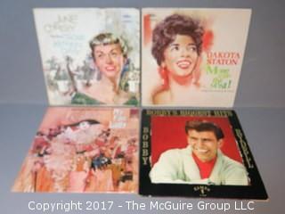 Collection of vintage vinyl records albums - approximately 20