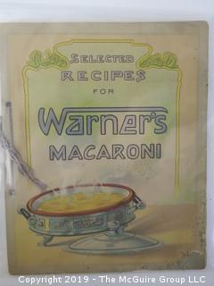 1925; Warner's Macaroni