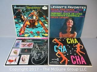 Collection of vintage vinyl records albums - approximately 20