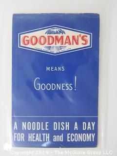 1938; Goodman's Means Goodness