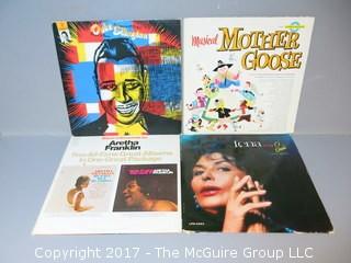 Collection of vintage vinyl records albums - approximately 20