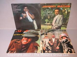 Collection of vintage vinyl records albums - approximately 20