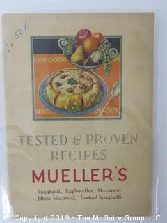 1929; Mueller's Macaroni