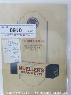 1929; Mueller's Macaroni