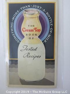 c 1935; Cream Top Bottles