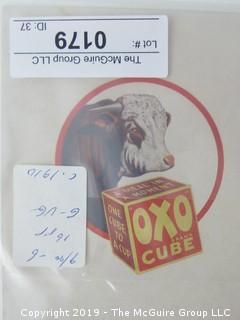 c 1910; OXO Brand Cube