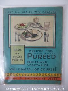 1930; Van Camps Pureed Fruits and Vegetables