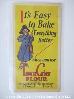 1930; Town Crier Flour 