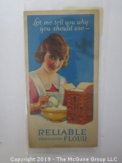 1930's; Reliable Flour Co. 