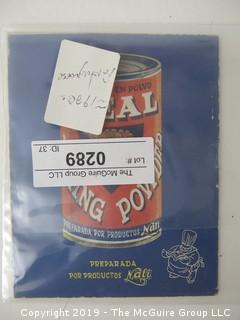 1920's Ideal Baking Powder (Portugese)