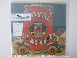 1923; Royal Baking Powder