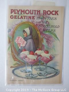 1920's; Plymouth Rock Gelatine