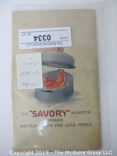 c 1920's; The Savory Roaster 