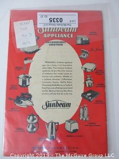 1953 Sunbeam Electric Frypan