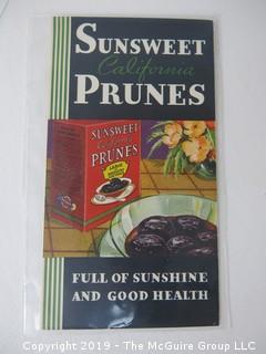 1935; Sunsweet Prunes