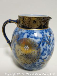 English Doulton Burslem Hand Painted Ceramic Pitcher