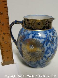 English Doulton Burslem Hand Painted Ceramic Pitcher