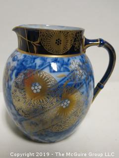 English Doulton Burslem Hand Painted Ceramic Pitcher