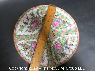 Collection of Minton Plates (4 of 7 have chips) and 1 Chinese Hand Painted Decorative Plate 