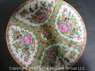 Collection of Minton Plates (4 of 7 have chips) and 1 Chinese Hand Painted Decorative Plate 