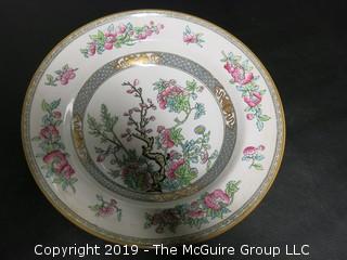 Collection of Minton Plates (4 of 7 have chips) and 1 Chinese Hand Painted Decorative Plate 