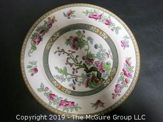 Collection of Minton Plates (4 of 7 have chips) and 1 Chinese Hand Painted Decorative Plate 