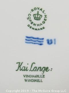 1963 Royal Copenhagen Display Plate; Kai Lange