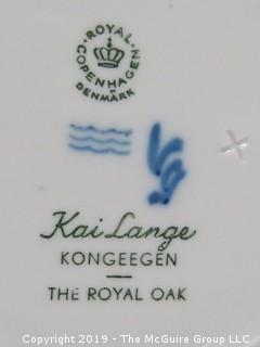 1967 Royal Copenhagen Display Plate; Kai Lange