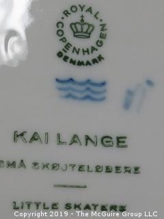 1965 Royal Copenhagen Display Plate; Kai Lange