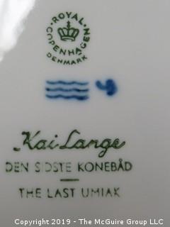 1968 Royal Copenhagen Display Plate; Kai Lange