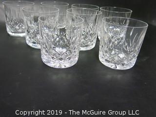 Set of (8) Waterford Tumblers